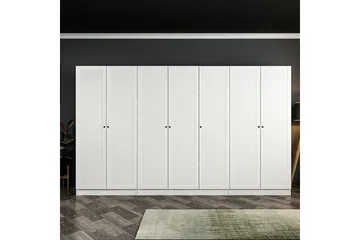 Fruitland Garderob 315 cm - Vit - Products - Förvaring - Garderober & garderobssystem - Garderobsskåp