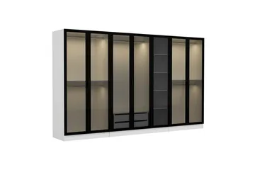 Fruitland Garderob 315 cm - Vit - Products - Förvaring - Garderober & garderobssystem - Garderobsskåp