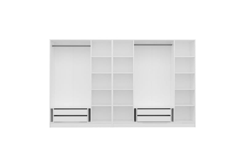 Fruitland Garderob 315 cm - Vit - Products - Förvaring - Garderober & garderobssystem - Garderobsskåp