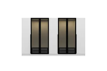 Fruitland Garderob 315 cm - Vit - Products - Förvaring - Garderober & garderobssystem - Garderobsskåp