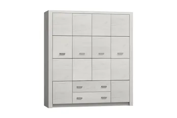 Indianapolis Garderob 178x58x214 cm, Vit