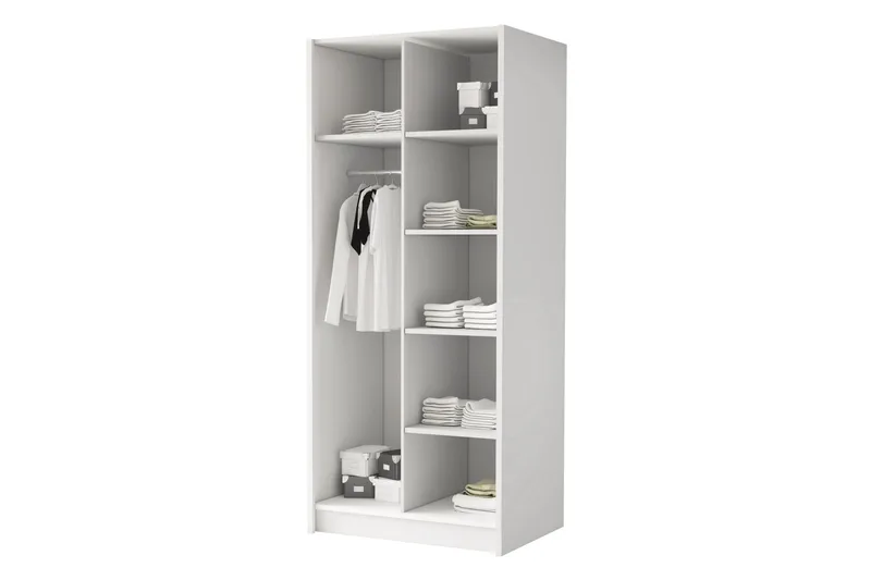 Julissa Garderob 100 cm - Kashmir/Guld - Products - Förvaring - Garderober & garderobssystem - Garderobsskåp