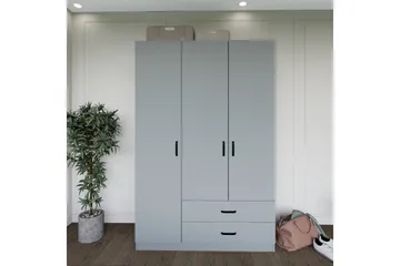 Yaman Garderob 120x181 cm - Grå - Products - Förvaring - Garderober & garderobssystem - Garderobsskåp