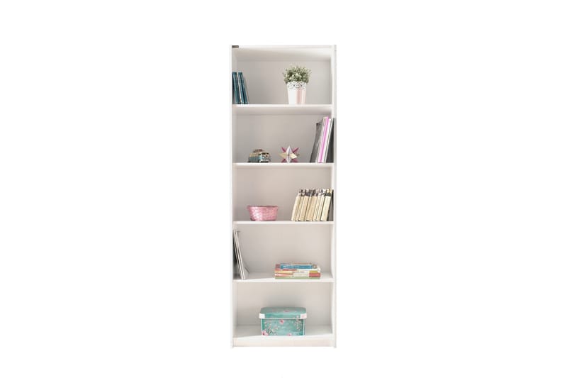 Bokhylla 170x58 cm - Vit - Products - Förvaring - Hylla - Bokhylla