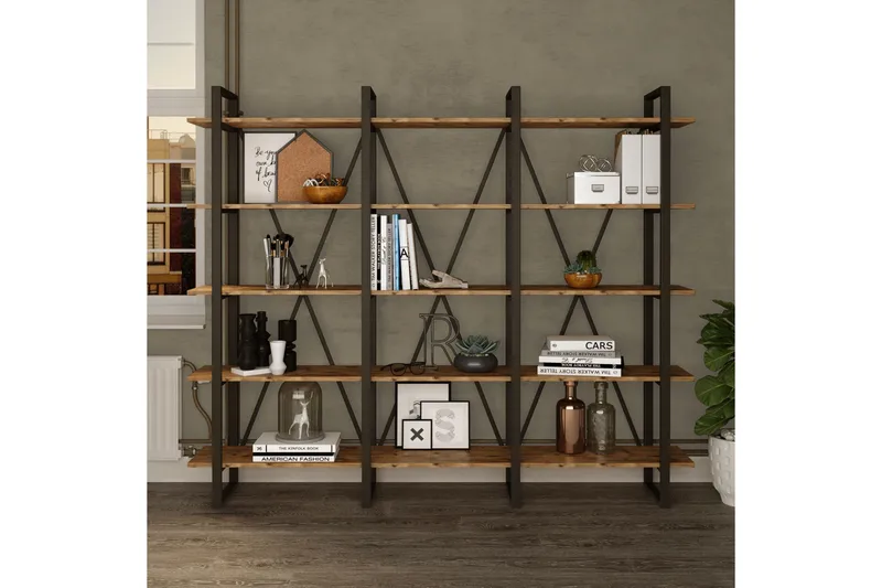 Hardyng Bokhylla 34x2120 cm, Natur