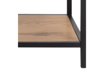 Hasslevik Bokhylla 135x35 cm 4 Hyllor - Natur/Matt Svart - Products - Förvaring - Hylla - Bokhylla