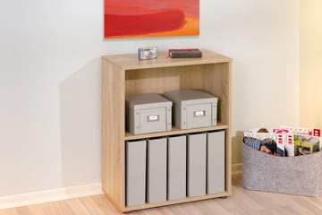 Imhilde Bokhylla 60x75 cm - Ljus Ek - Products - Förvaring - Hylla - Bokhylla