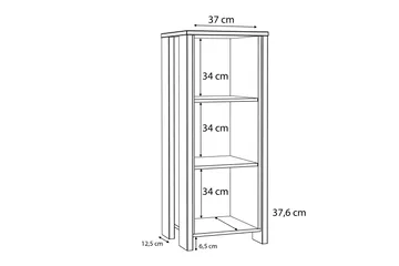 Torelles Bokhylla 47x115 cm - Mörkbrun - Products - Förvaring - Hylla - Bokhylla