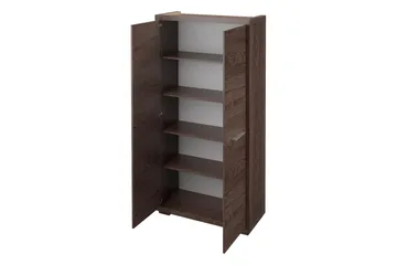 Vegas Bokhylla 70x40,5x192 cm LED-belysning - Beige/Grå - Products - Förvaring - Hylla - Bokhylla