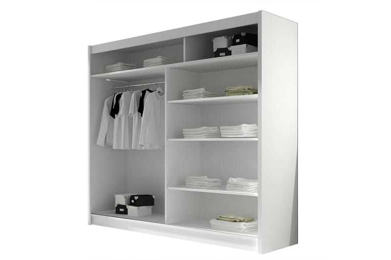 Prag Garderob 180x57x215 cm Scandinavian Choice Black - Products - Förvaring - Garderober & garderobssystem