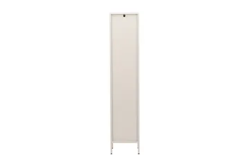 Cali Smalt Vitrinskåp 35 cm djup 37 cm bred 180 cm hög Ljust Stål - Beige - Products - Förvaring - Skåp - Vitrinskåp