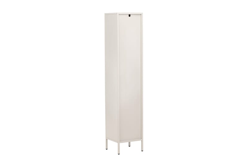 Cali Smalt Vitrinskåp 35 cm djup 37 cm bred 180 cm hög Ljust Stål - Beige - Products - Förvaring - Skåp - Vitrinskåp