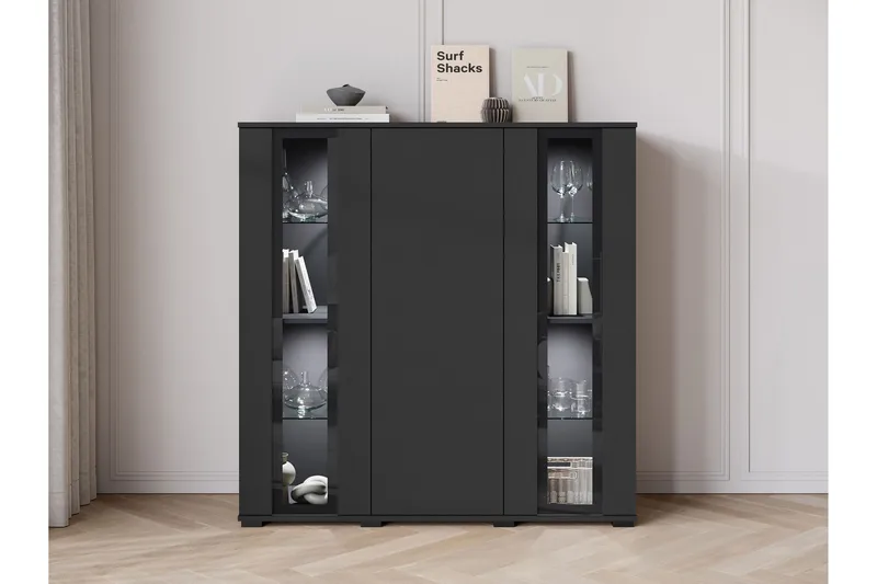 Gamal Highboard - Brun/Vit - Products - Förvaring - Skåp - Förvaringsskåp