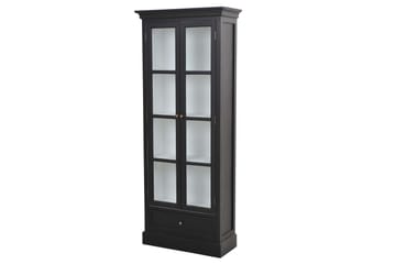Havin Vitrinskåp 71 cm - Svart - Products - Förvaring - Skåp - Vitrinskåp