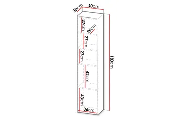 Kangana Highboard - Svart - Products - Förvaring - Skåp - Förvaringsskåp