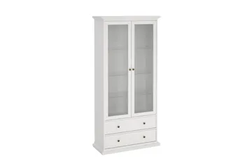 Shoiba Vitrinskåp 96x201 cm - Vit - Products - Förvaring - Skåp - Vitrinskåp