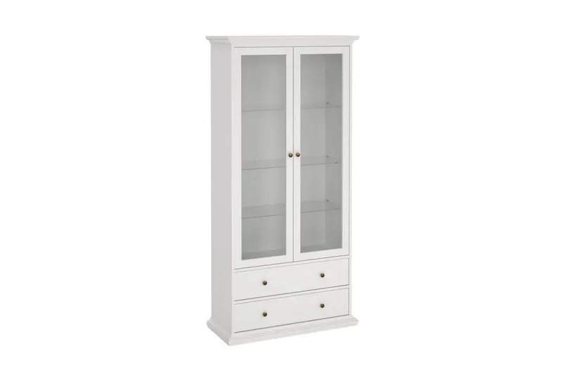 Shoiba Vitrinskåp 96x201 cm - Vit - Products - Förvaring - Skåp - Vitrinskåp