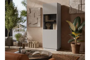 Torvalen Vitrinskåp 60x178 cm - Beige - Products - Förvaring - Skåp - Vitrinskåp