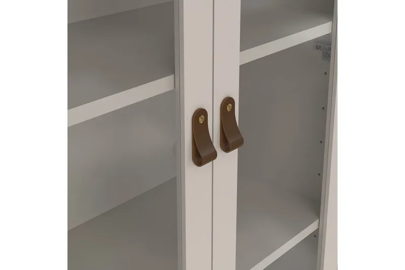 Vallvidera Vitrinskåp 78x199 cm - Beige - Products - Förvaring - Skåp - Vitrinskåp