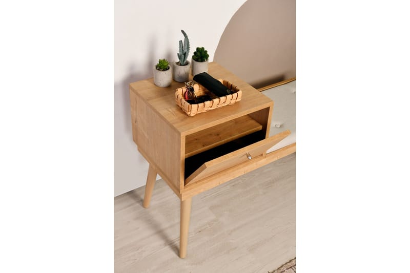 Botkins Skobänk 105 cm - Ek/Cream - Products - Förvaring - Skoförvaring - Skobänk & skohylla med bänk