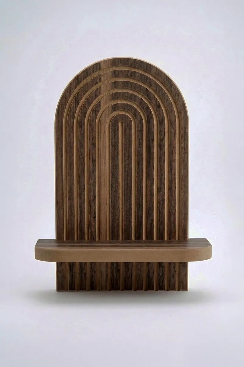 Hasina Vägghylla 26x35x13 cm - Wenge - Products - Förvaring - Småförvaring - Väggförvaring