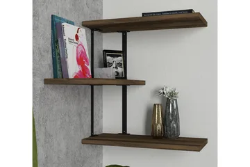 Mohed Vägghylla 45 cm - Brun/Svart - Products - Förvaring - Småförvaring - Väggförvaring