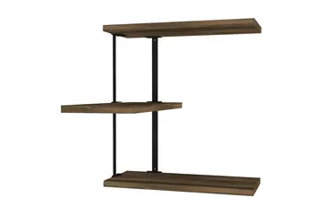 Mohed Vägghylla 45 cm - Brun/Svart - Products - Förvaring - Småförvaring - Väggförvaring