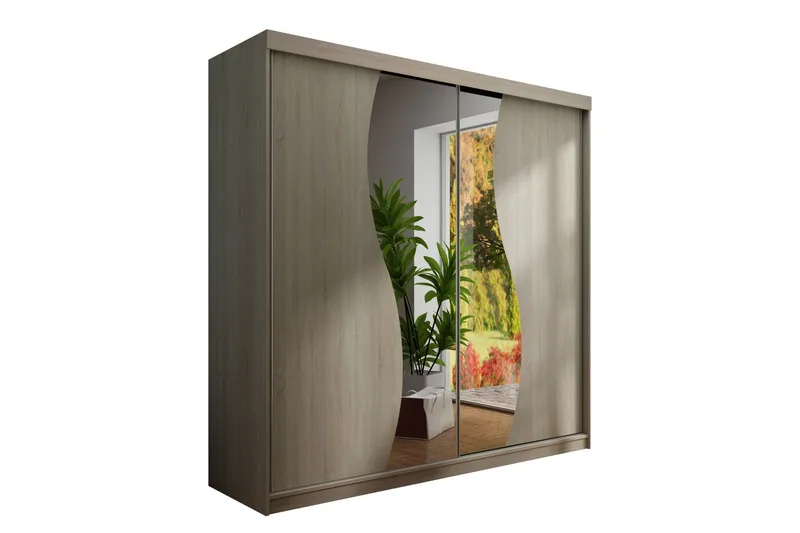 Top Garderob 200x62x200 cm - Ek - Products - Förvaring - Garderober & garderobssystem