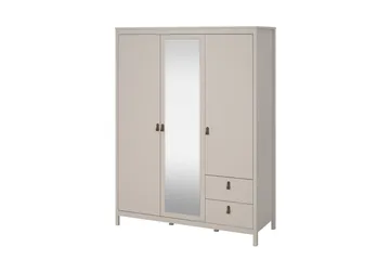 Vallvidera Garderob med Spegel 150x199 cm - Beige - Products - Förvaring - Garderober & garderobssystem