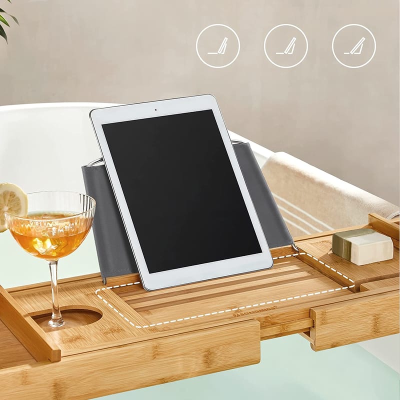 Okra badkarsbricka - Beige - Beige - Products - Inredning - Badrumsinredning - Badkarshylla