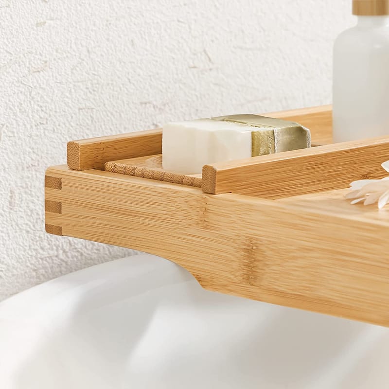 Okra badkarsbricka - Beige - Beige - Products - Inredning - Badrumsinredning - Badkarshylla