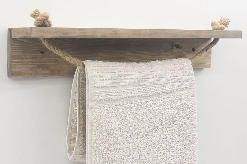 Raianna Handdukshållare 50 cm - Valnöt - Products - Inredning - Badrumsinredning - Handdukshållare