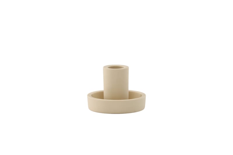 Ceco Ljusstake 11x5,6 cm - Beige - Products - Inredning - Ljus & dofter - Ljusstakar & ljuslyktor