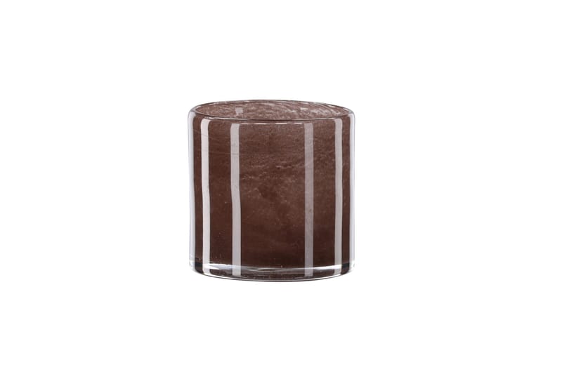Glora Ljuslykta 12x12 cm - Brun - Products - Inredning - Ljus & dofter - Ljusstakar & ljuslyktor