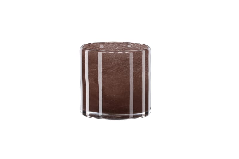 Glora Ljuslykta 12x12 cm - Brun - Products - Inredning - Ljus & dofter - Ljusstakar & ljuslyktor