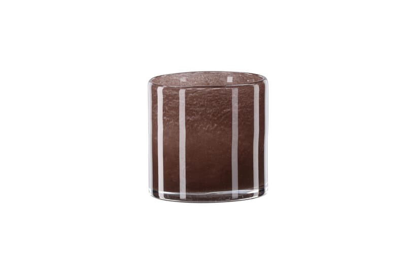 Glora Ljuslykta 12x12 cm - Brun - Products - Inredning - Ljus & dofter - Ljusstakar & ljuslyktor