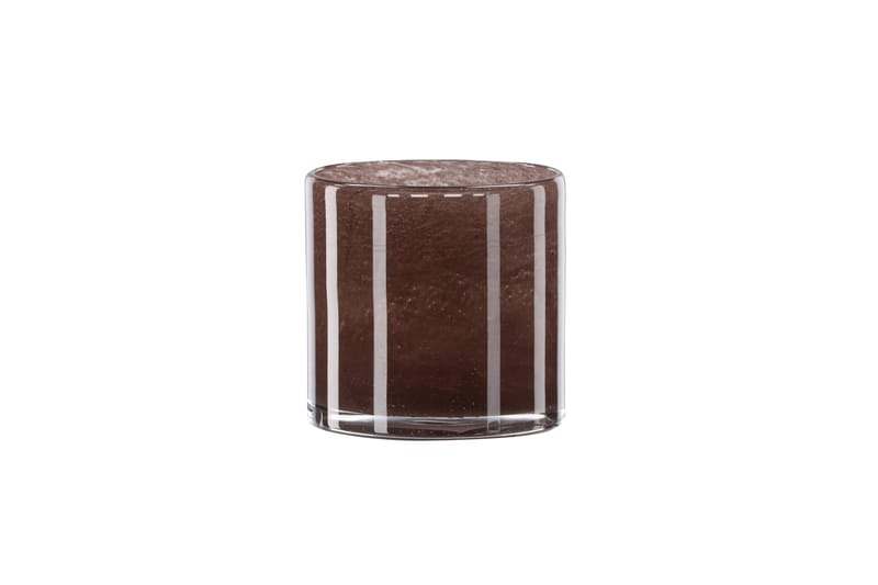Glora Ljuslykta 12x12 cm - Brun - Products - Inredning - Ljus & dofter - Ljusstakar & ljuslyktor