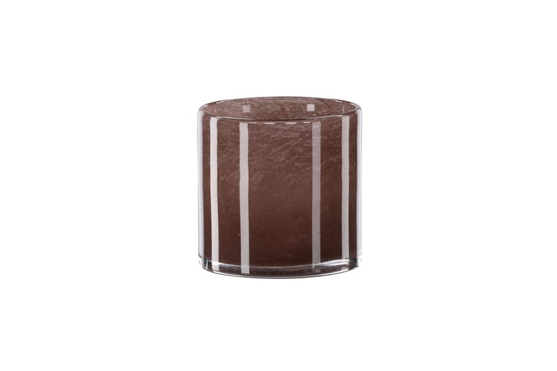 Glora Ljuslykta 12x12 cm - Brun - Products - Inredning - Ljus & dofter - Ljusstakar & ljuslyktor