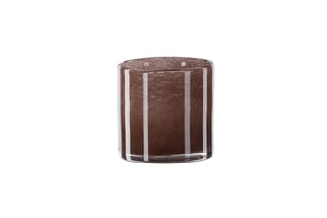 Glora Ljuslykta 12x12 cm - Brun - Products - Inredning - Ljus & dofter - Ljusstakar & ljuslyktor