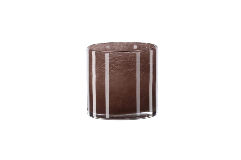 Glora Ljuslykta 12x12 cm - Brun - Products - Inredning - Ljus & dofter - Ljusstakar & ljuslyktor