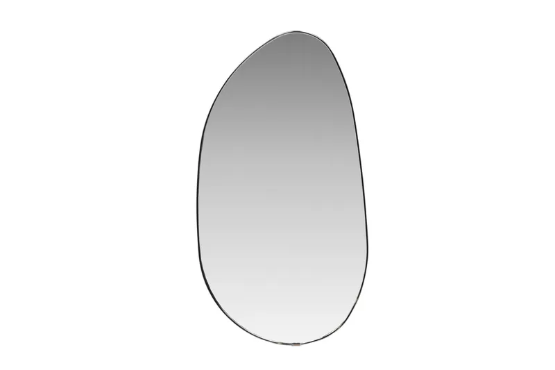 Borgholm Vägghängd Spegel 30 cm, Silver