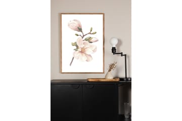 Poster Hand made 30x40 cm - Rosa/Vit - Products - Inredning - Tavlor & posters - Posters & prints