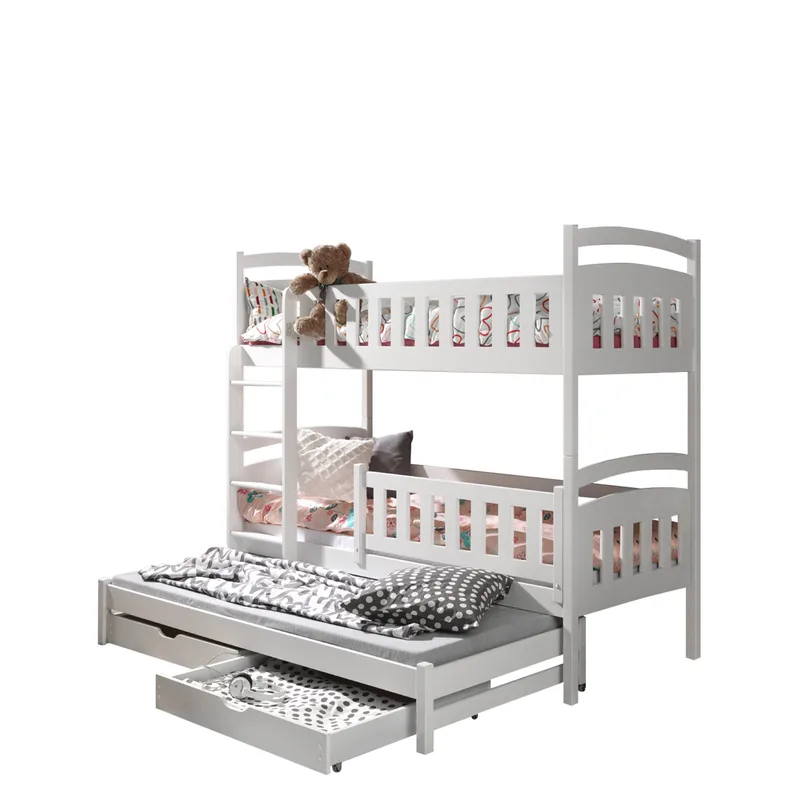 Blankana Våningssäng Två Liggplatser 80x180 cm - Beige - Products - Möbler - Barnmöbler - Barnsäng & juniorsäng - Loftsäng barn