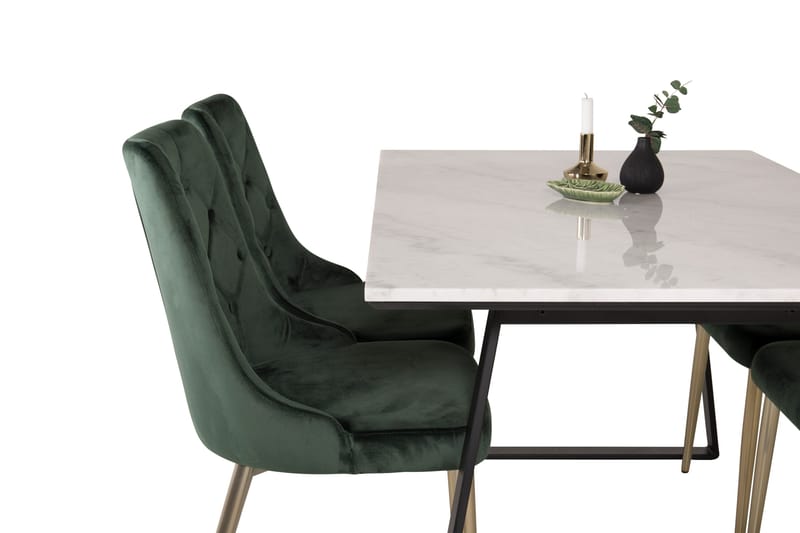 Admira Matgrupp med 4 Valerie Lyx Sammetsstol - Products - Möbler - Bord & matgrupp - Matgrupp