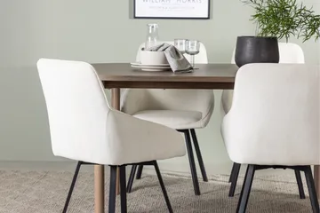 Andy Matgrupp 180 cm Oval med 4 Rosie stolar - Beige - Products - Möbler - Bord & matgrupp - Matgrupp