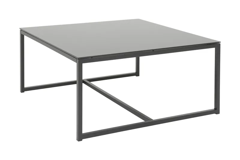 Ardler Soffbord 100 cm - Glas/Svart - Products - Möbler - Bord & matgrupp - Soffbord