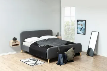 Alice Sängbord 32 cm - Vit - Products - Möbler - Bord & matgrupp - Avlastningsbord & sidobord - Sängbord & nattduksbord