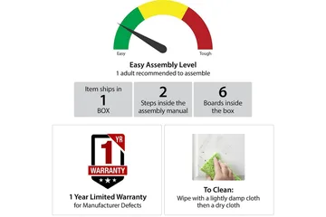 Athena Sidobord 55 cm Marmorlook/Svart - Novogratz - Products - Möbler - Bord & matgrupp - Avlastningsbord & sidobord - Brickbord & småbord