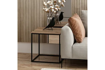 Basak Sidobord 52 cm - Valnöt - Products - Möbler - Bord & matgrupp - Avlastningsbord & sidobord - Brickbord & småbord