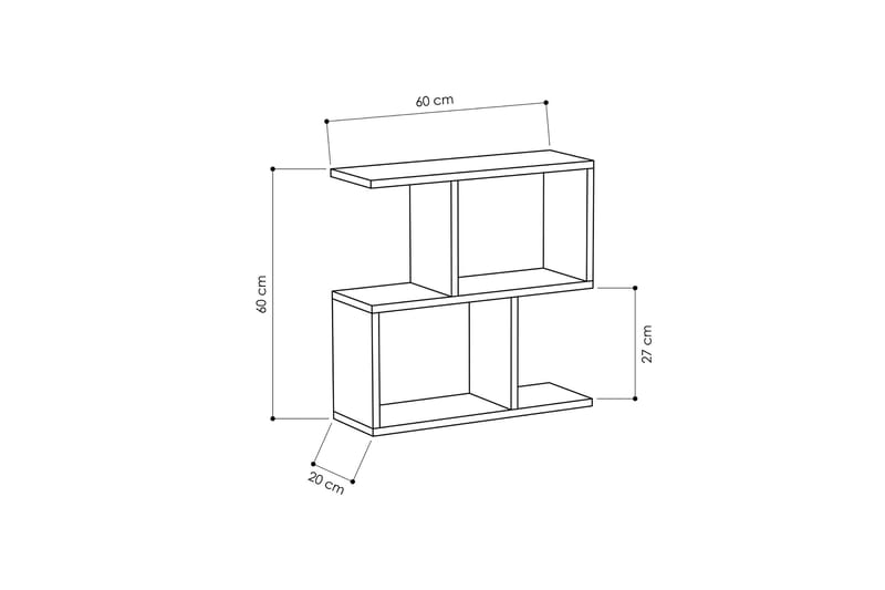 Decorta Sidobord - Vit - Products - Möbler - Bord & matgrupp - Avlastningsbord & sidobord - Brickbord & småbord